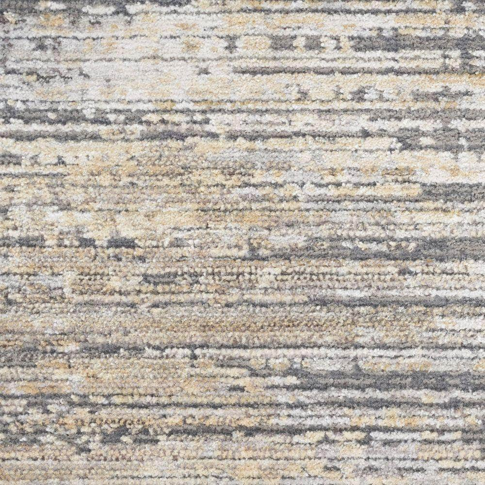 Modern Abstract MAB03 Grey Gold Rug #color_grey gold