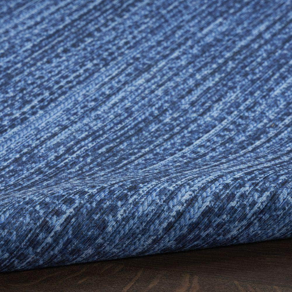 Nourison Washables NWB03 Blue Rug #color_blue