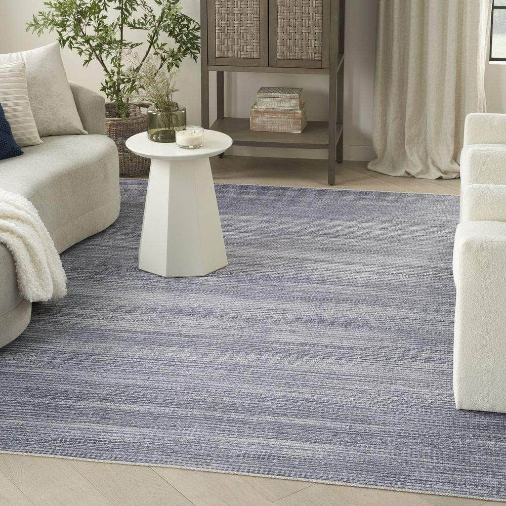 Nourison Washables NWB03 Grey Rug #color_grey