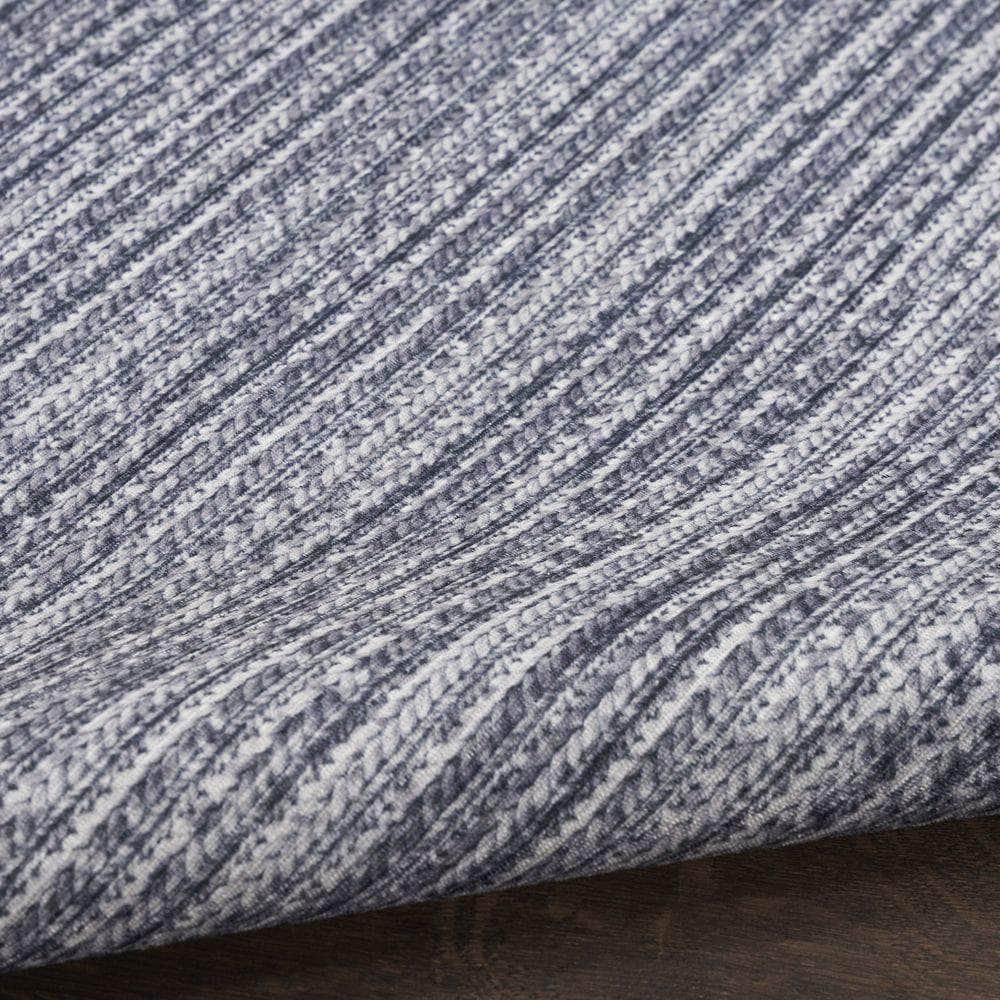 Nourison Washables NWB03 Grey Rug #color_grey