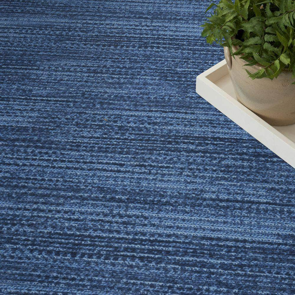 Nourison Washables NWB03 Blue Rug #color_blue