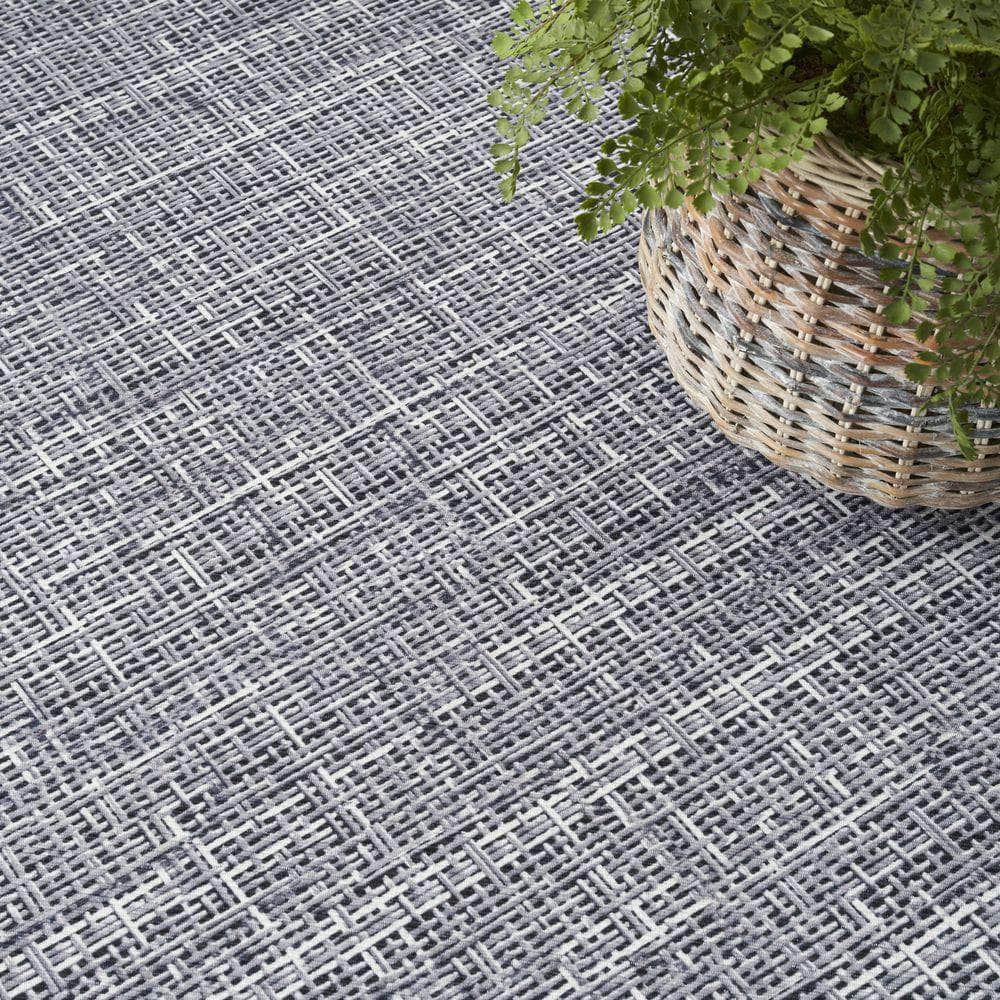 Nourison Washables NWB08 Grey Rug #color_grey