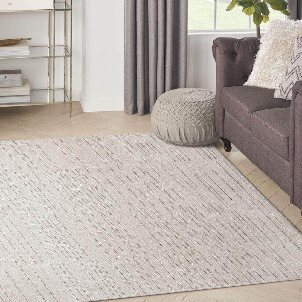 Santa Cruz SCZ02 Ivory Grey Rug #color_ivory grey