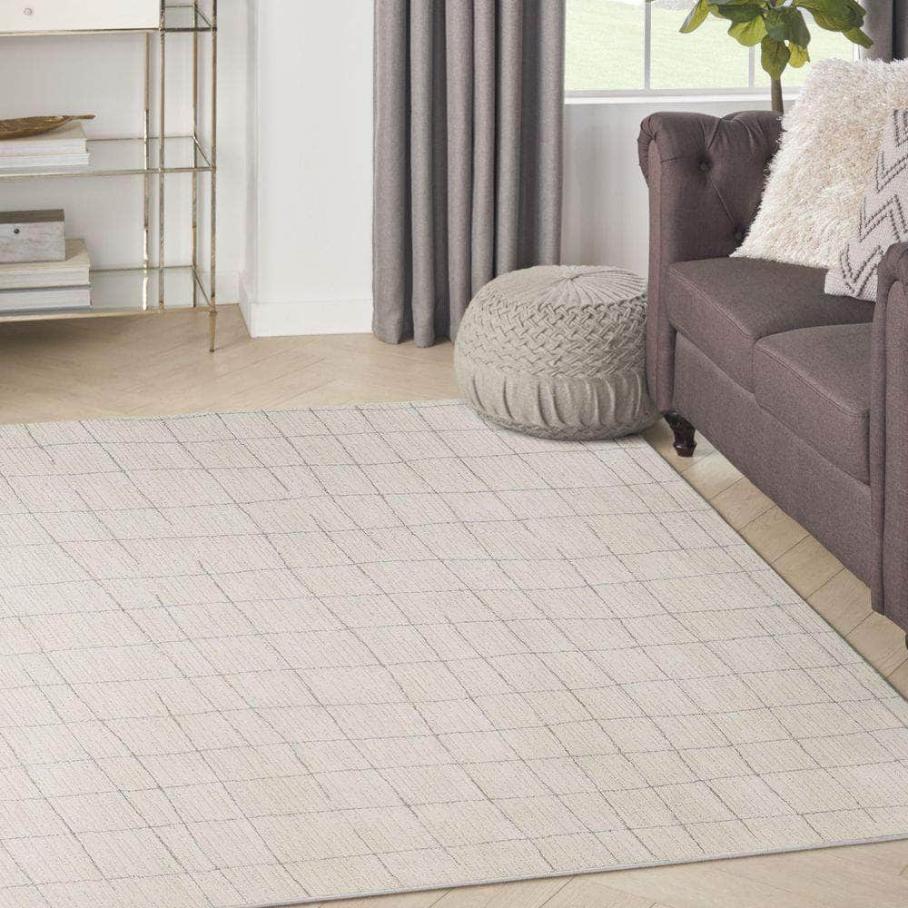 Santa Cruz SCZ04 Ivory Grey Rug #color_ivory grey