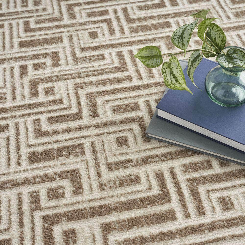 Serenity Home SRH04 Mocha Ivory Rug #color_mocha ivory