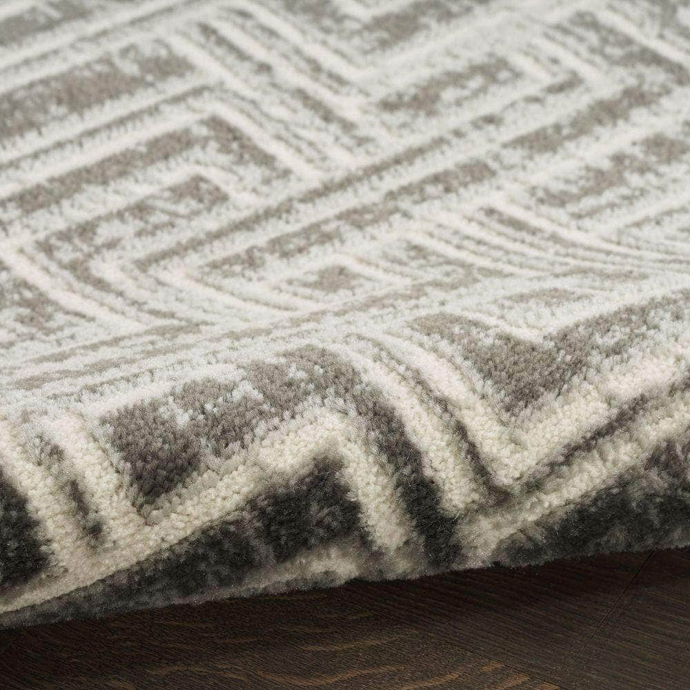 Serenity Home SRH04 Grey Ivory Rug #color_grey ivory