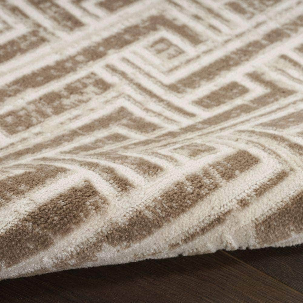 Serenity Home SRH04 Mocha Ivory Rug #color_mocha ivory