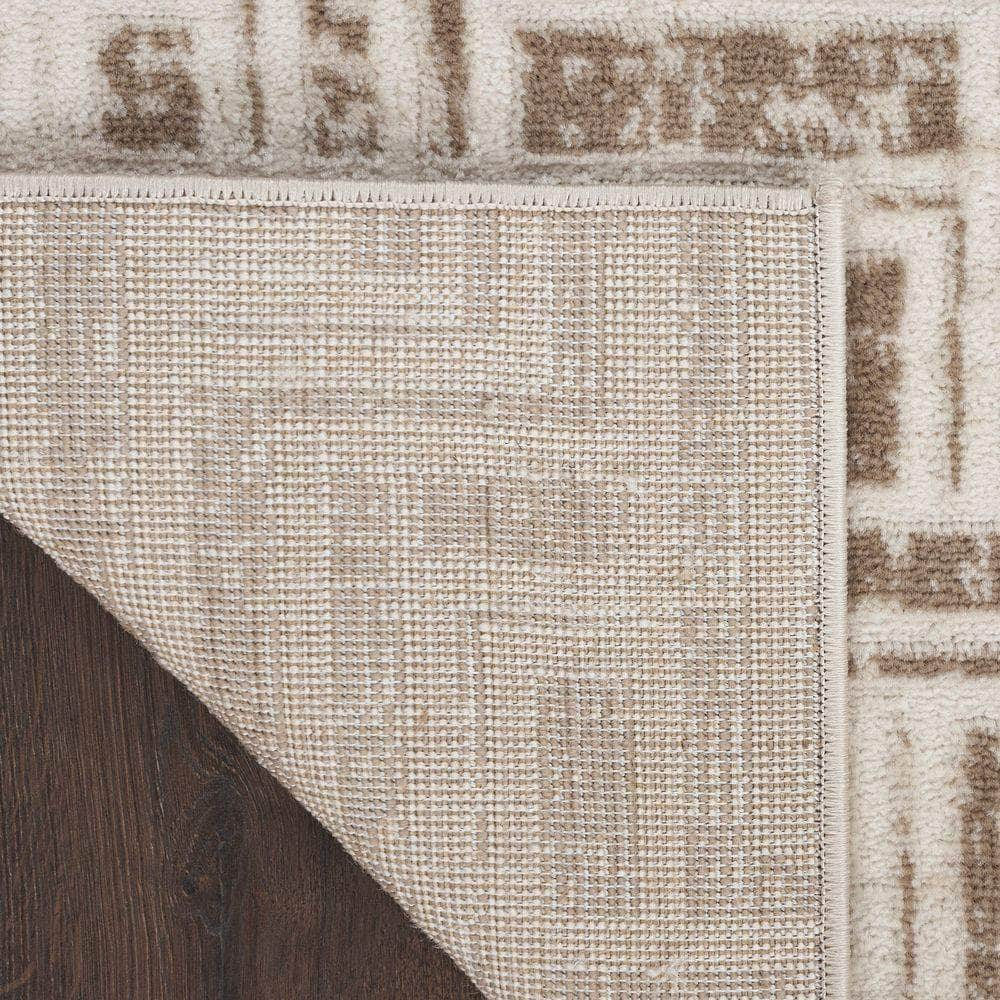 Serenity Home SRH04 Mocha Ivory Rug #color_mocha ivory