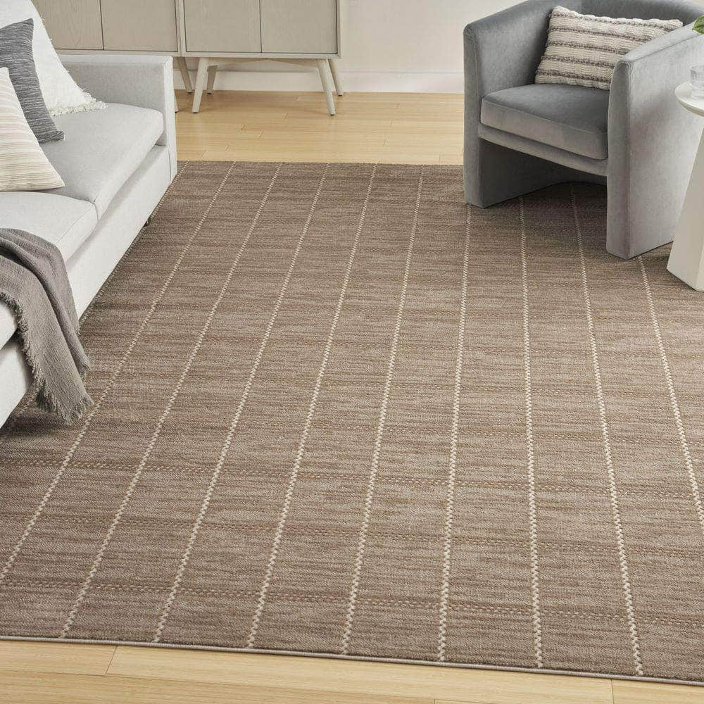 Serenity Home SRH05 Mocha Ivory Rug #color_mocha ivory