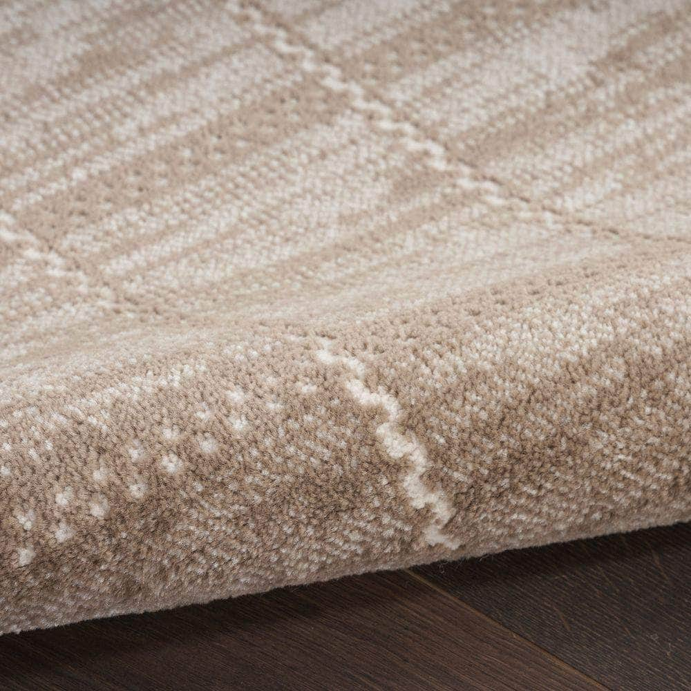 Serenity Home SRH05 Mocha Ivory Rug #color_mocha ivory