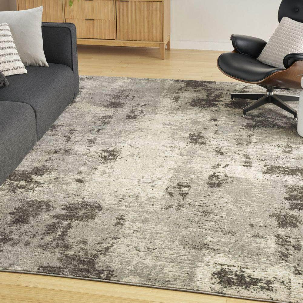 Serenity Home SRH06 Ivory Grey Rug #color_ivory grey