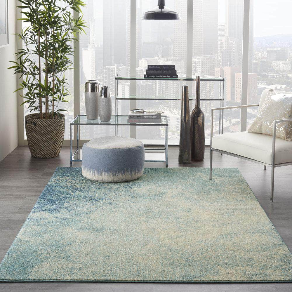 Passion PSN10 Navy/Light Blue Rugs #color_navy/light blue