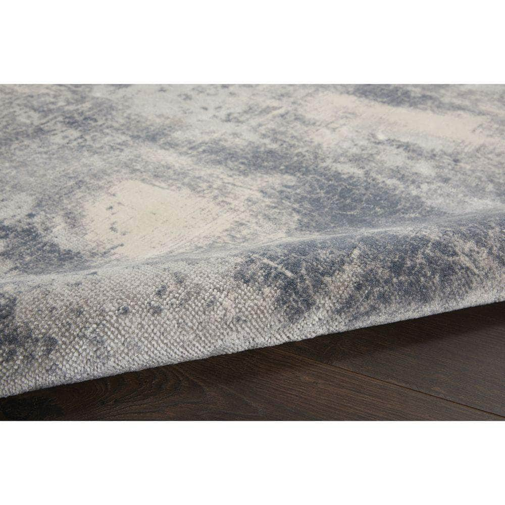 Rustic Textures RUS02 Blue/Ivory Rugs #color_blue/ivory