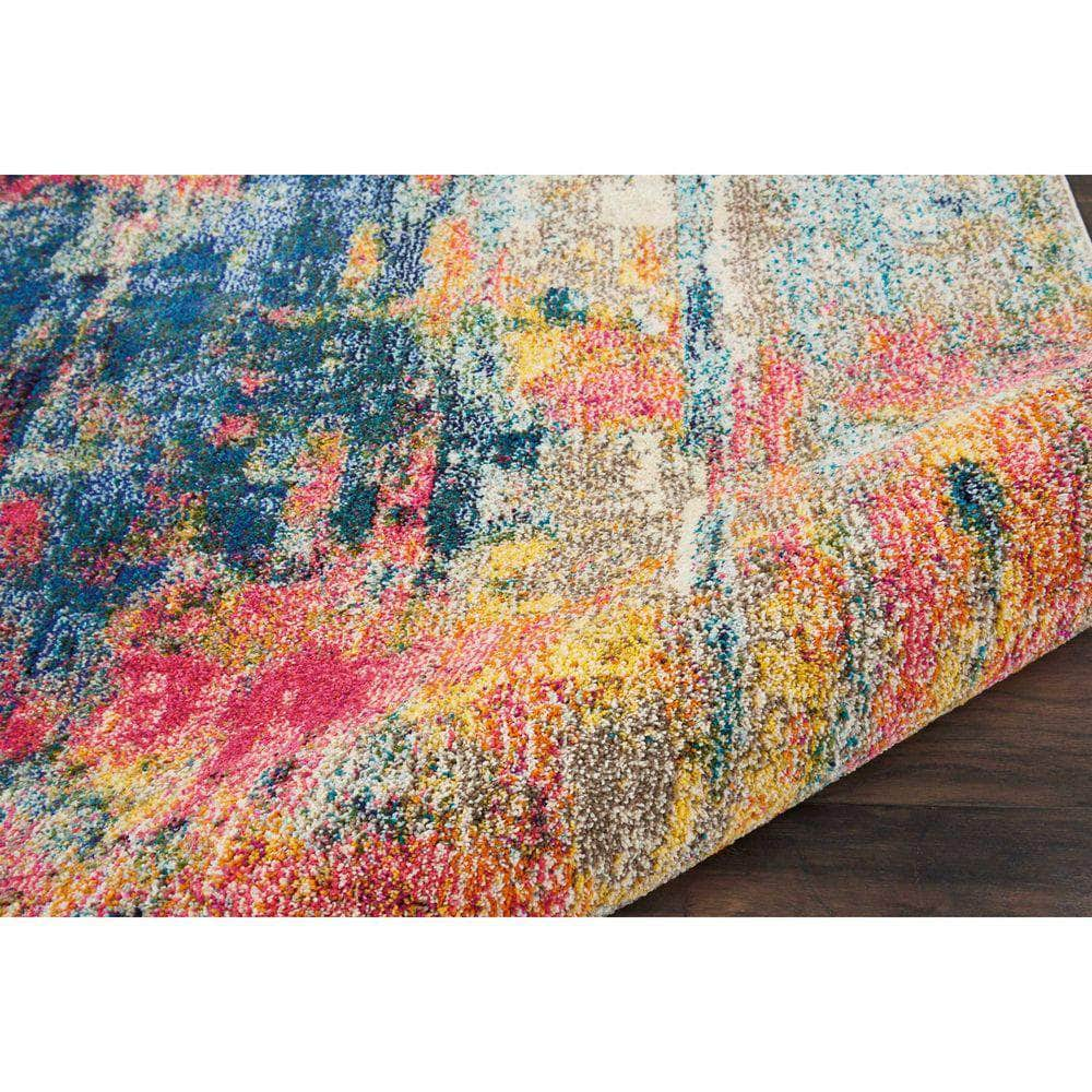 Celestial CES09 Blue/Yellow Rugs #color_blue/yellow