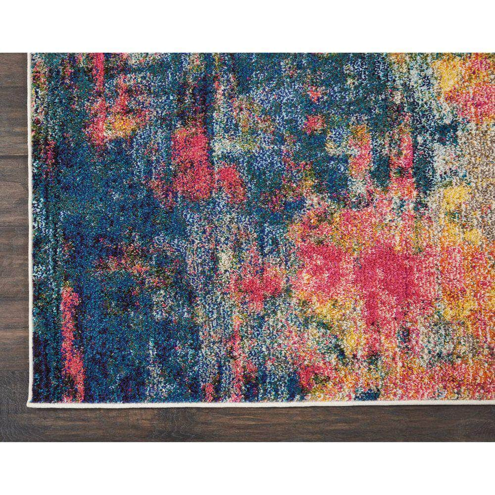 Celestial CES09 Blue/Yellow Rugs #color_blue/yellow