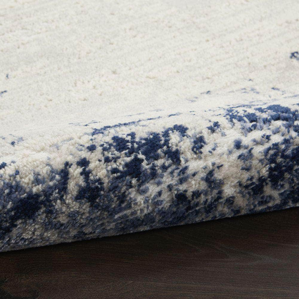 Cyrus CYR04 Ivory/Navy Rugs #color_ivory/navy