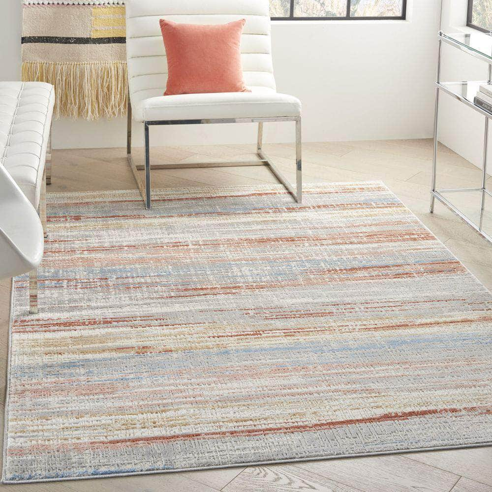 Elation ETN01 Ivory Multicolor Rugs #color_ivory multicolor