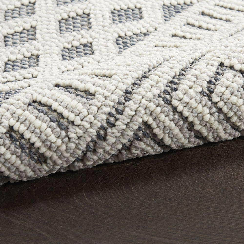 Elwood ELW05 Ivory/Slate Rugs #color_ivory/slate