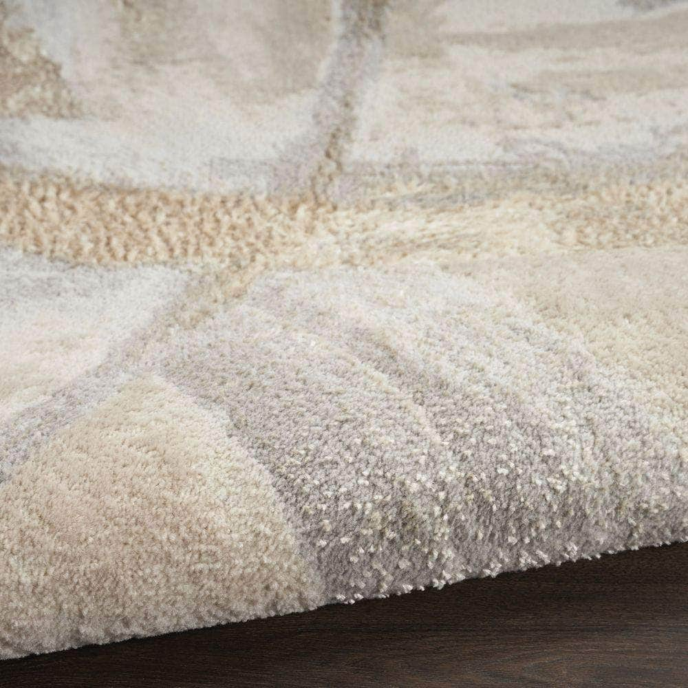 Brushstrokes BSK01 Beige Grey Rugs #color_beige grey