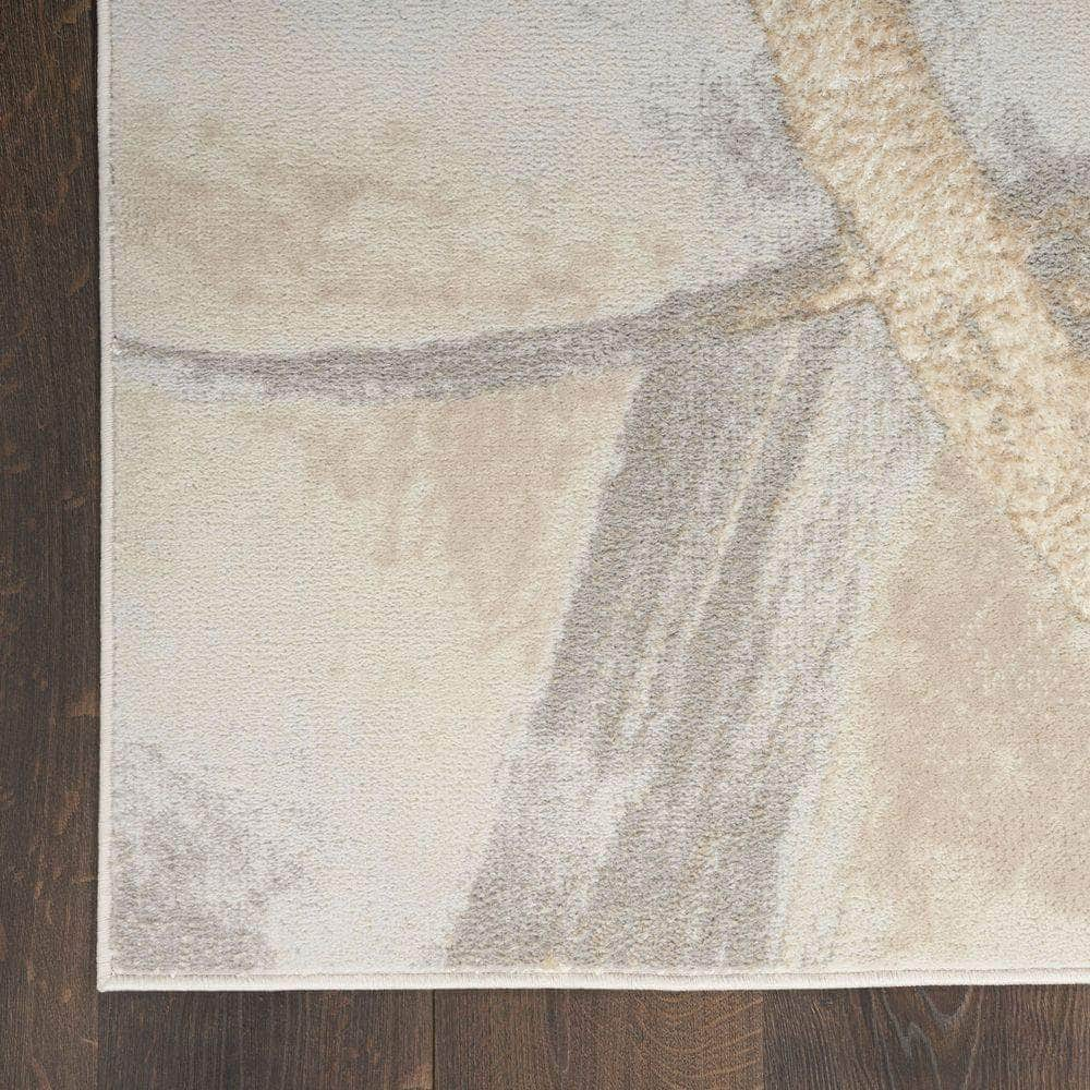 Brushstrokes BSK01 Beige Grey Rugs #color_beige grey