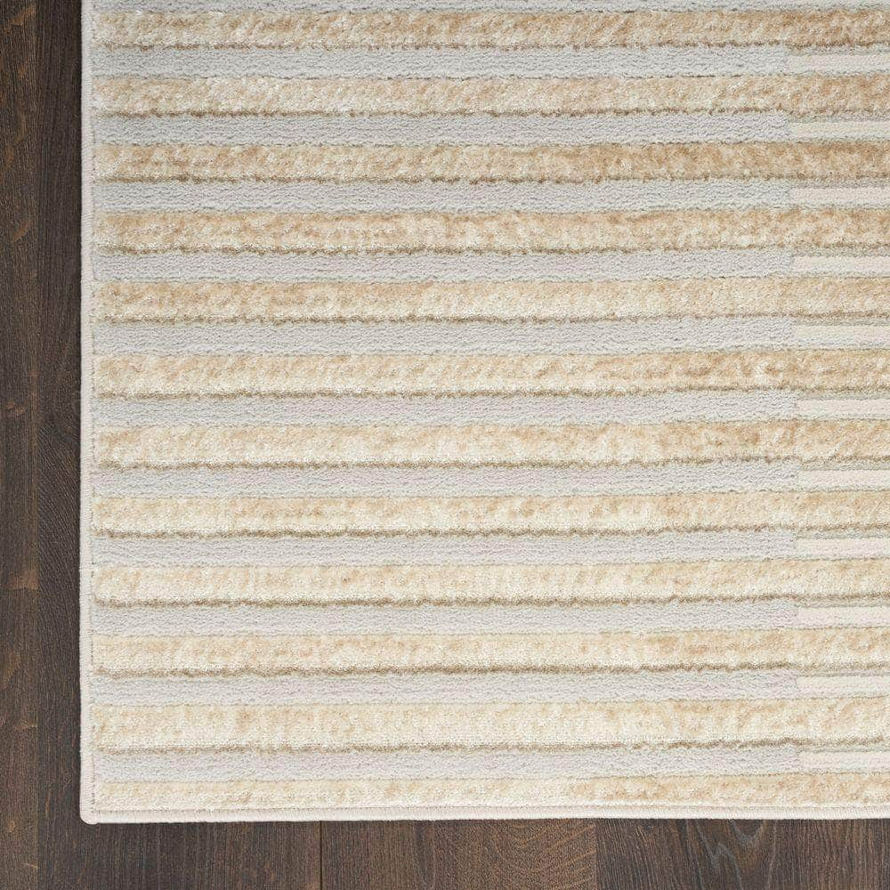 Brushstrokes BSK04 Beige Silver Rugs #color_beige silver