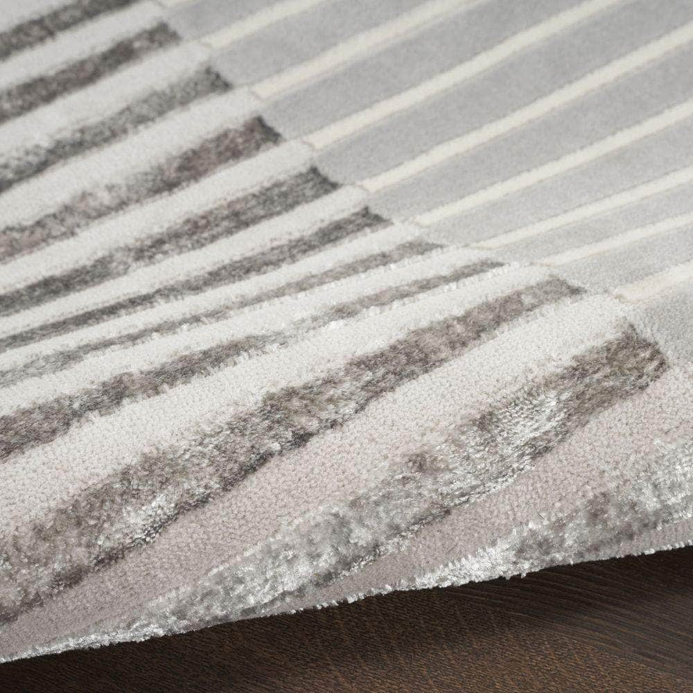 Brushstrokes BSK04 Silver Grey Rugs #color_silver grey