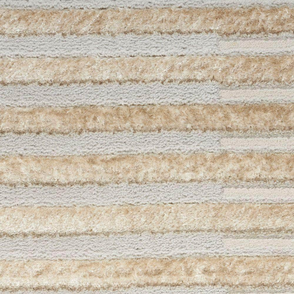 Brushstrokes BSK04 Beige Silver Rugs #color_beige silver