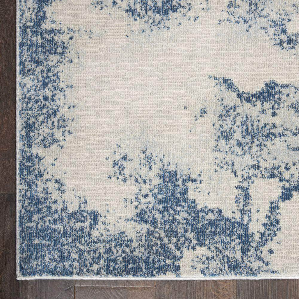 Imprints IMT03 Ivory/Light Blue Rugs #color_ivory/light blue