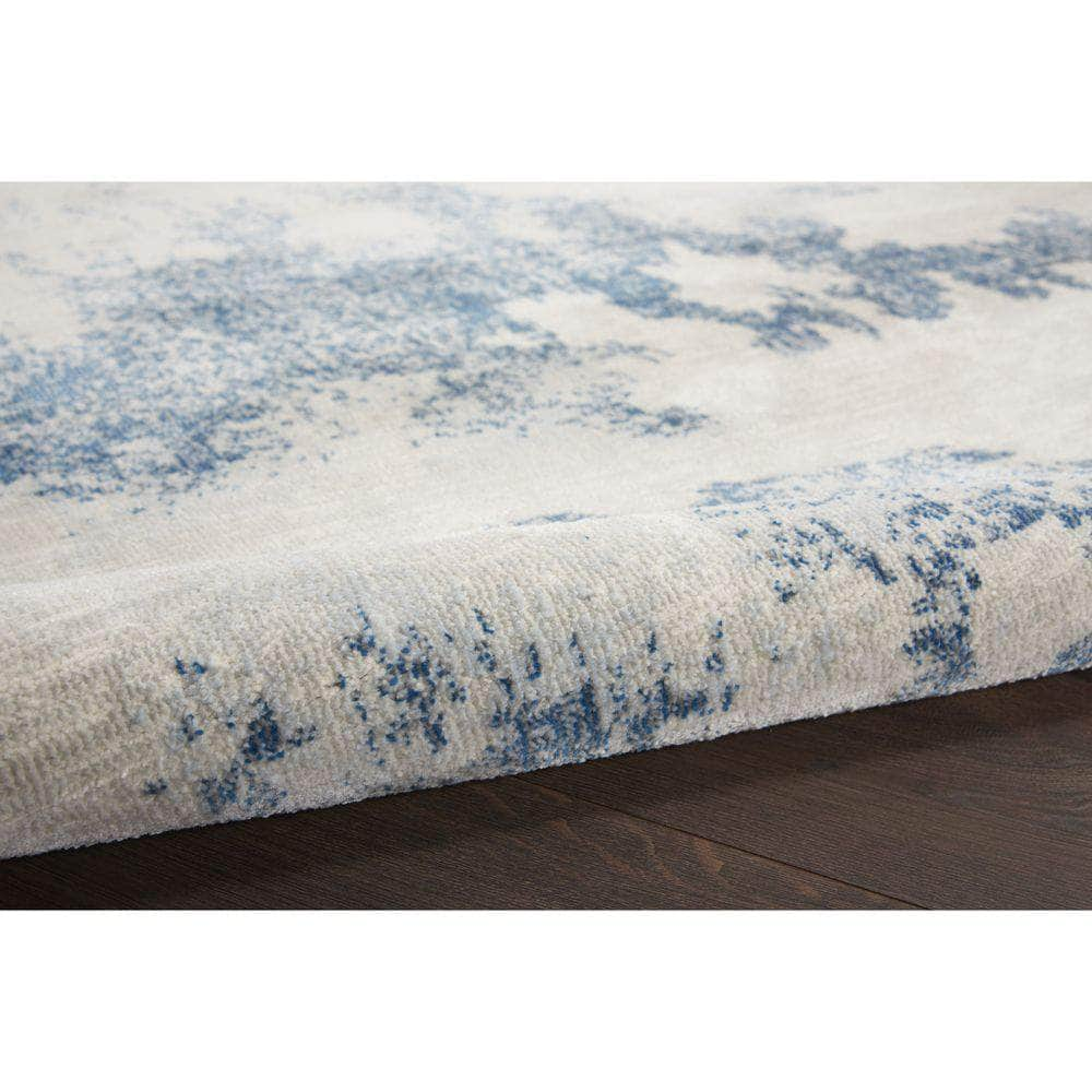 Imprints IMT03 Ivory/Light Blue Rugs #color_ivory/light blue