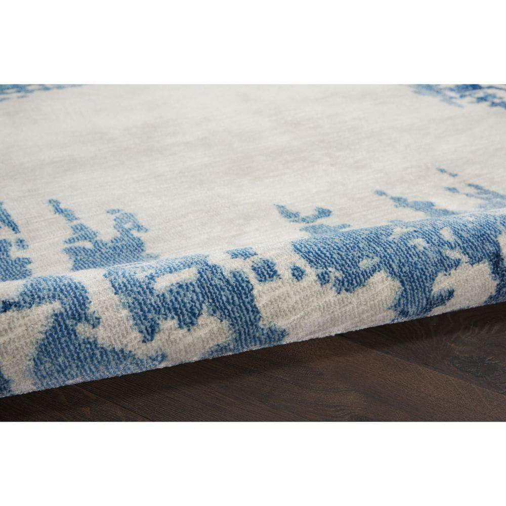 Imprints IMT04 Ivory/Blue Rugs #color_ivory/blue