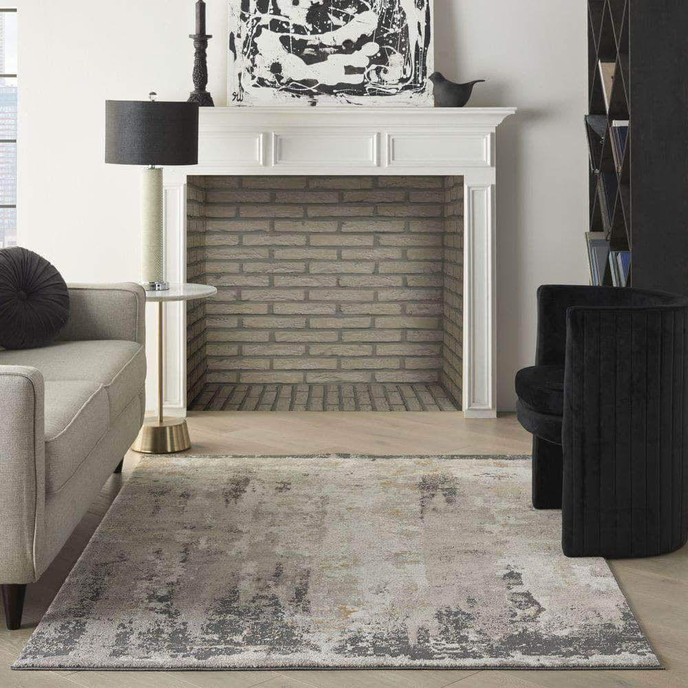 Ludlow LDW05 Cream Grey Rugs #color_cream grey