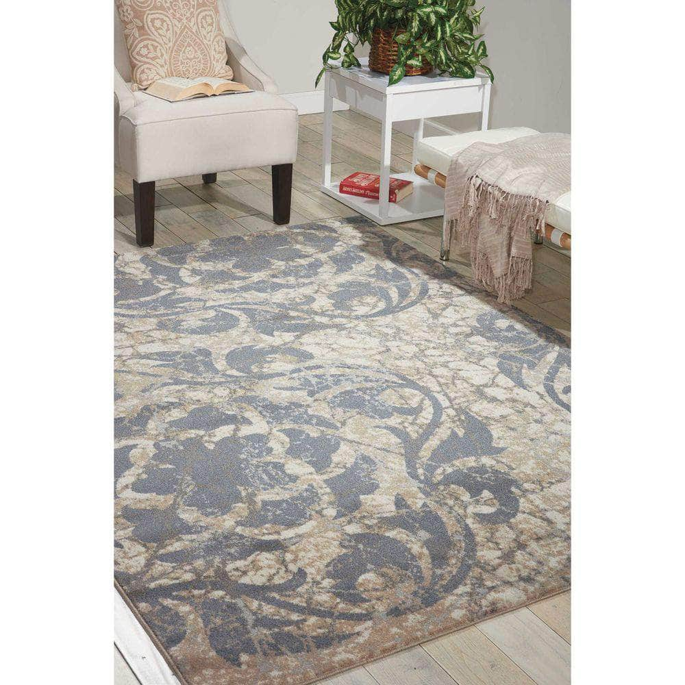 Maxell MAE10 Ivory/Charcoal Rugs #color_ivory/charcoal