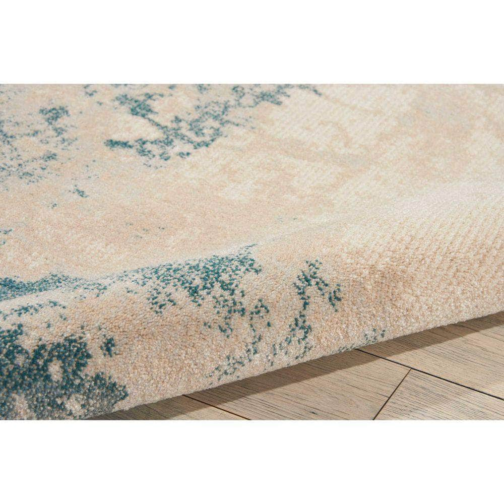 Maxell MAE13 Ivory/Teal Rugs #color_ivory/teal