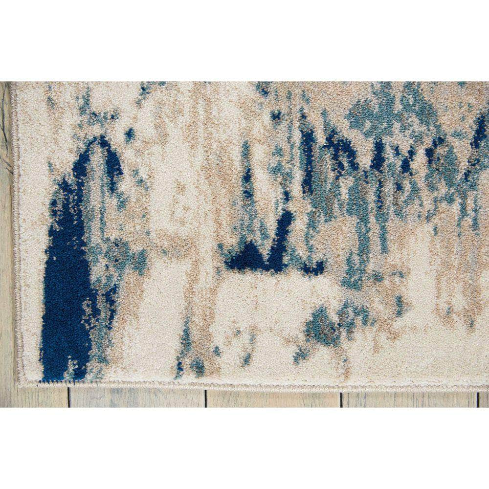 Maxell MAE16 Ivory/Blue Rugs #color_ivory/blue