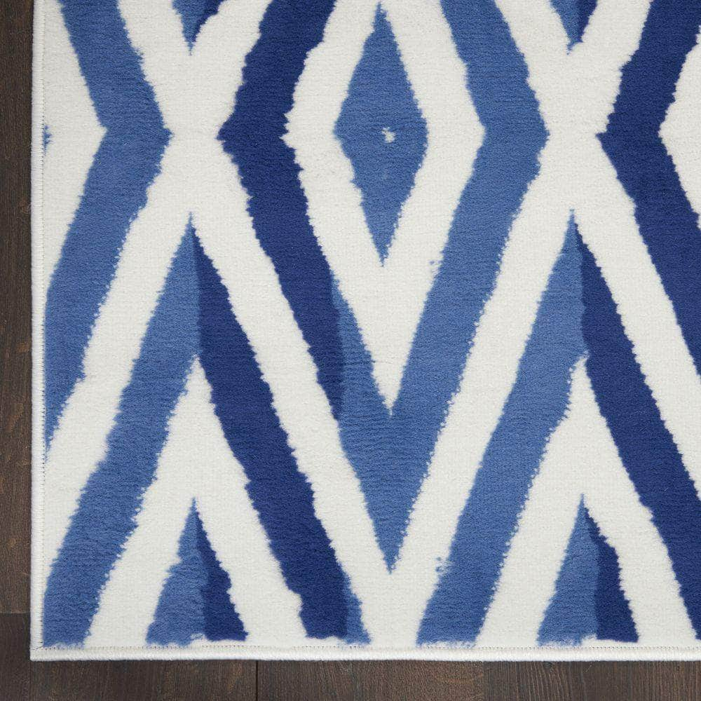 Whimsicle WHS04 Ivory Blue Rugs #color_ivory blue