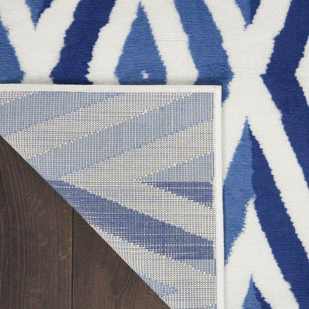 Whimsicle WHS04 Ivory Blue Rugs #color_ivory blue