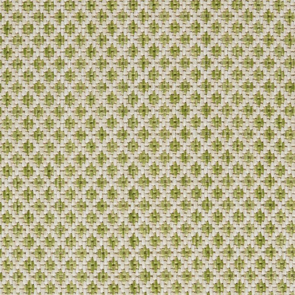 Courtyard COU01 Ivory Green Rugs #color_ivory green