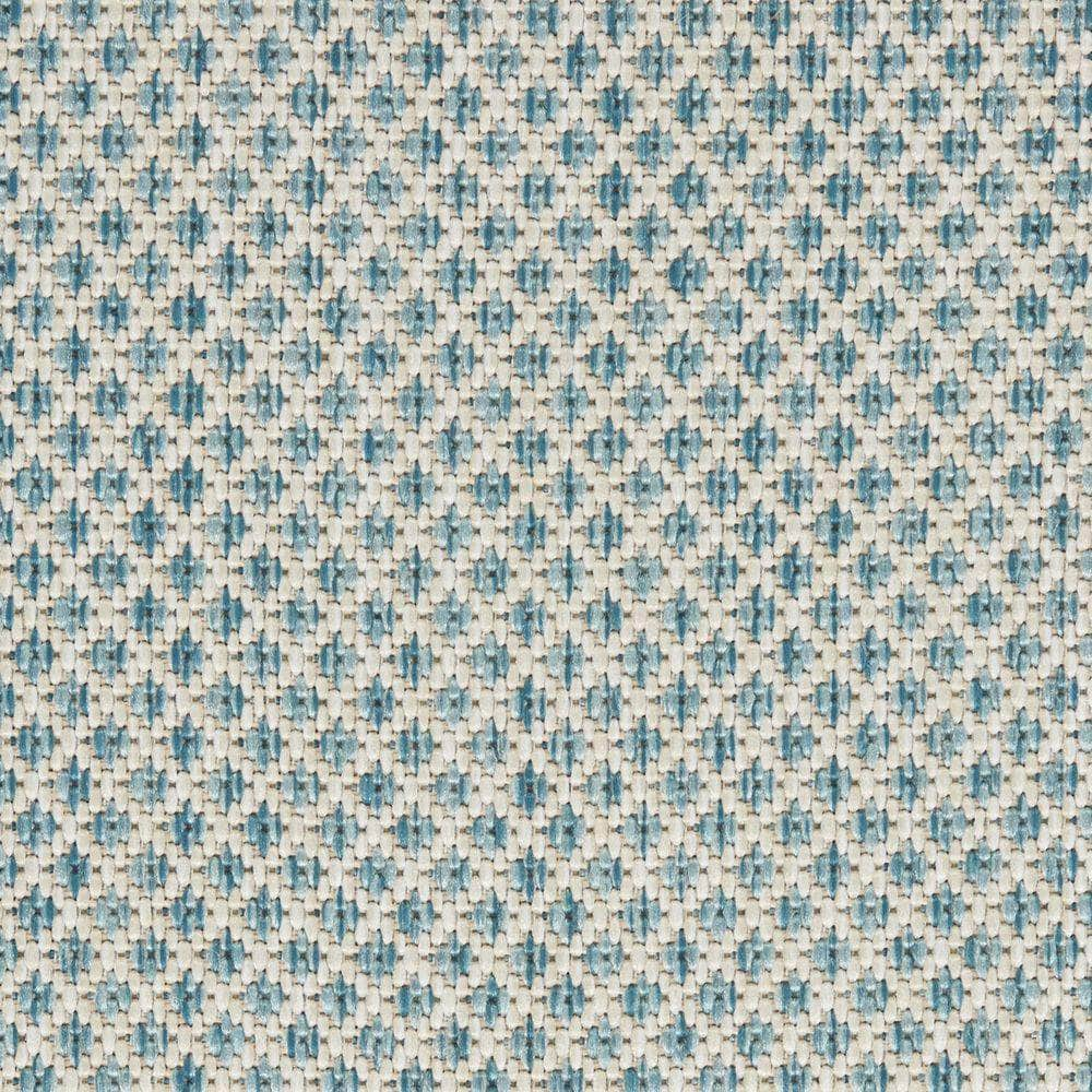 Courtyard COU01 Ivory Aqua Rugs #color_ivory aqua