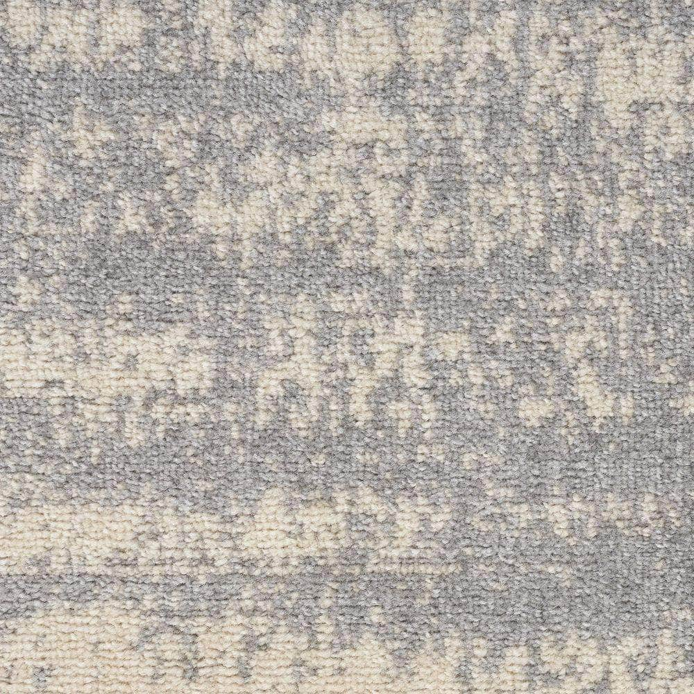 Nourison Essentials NRE03 Grey Beige Rugs #color_grey beige