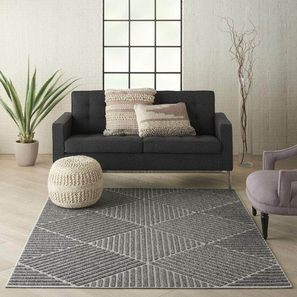 Palamos PLS05 Dark Grey Rugs #color_dark grey