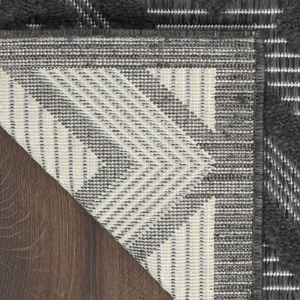 Versatile NRV01 Charcoal/Black Rugs #color_charcoal/black