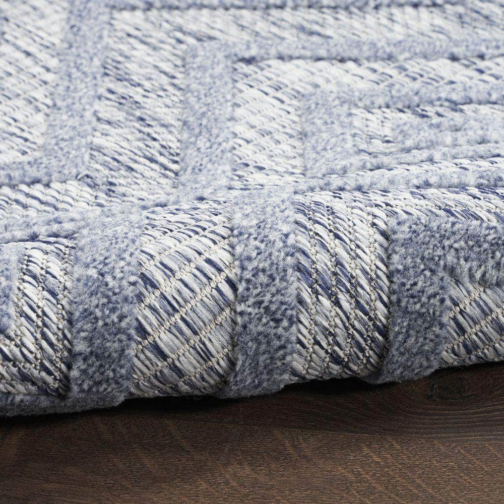 Versatile NRV01 Denim Blue Rugs #color_denim blue