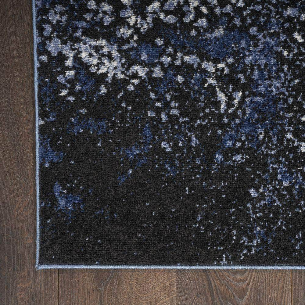 Passion PSN10 Light Blue Black Rugs #color_light blue black