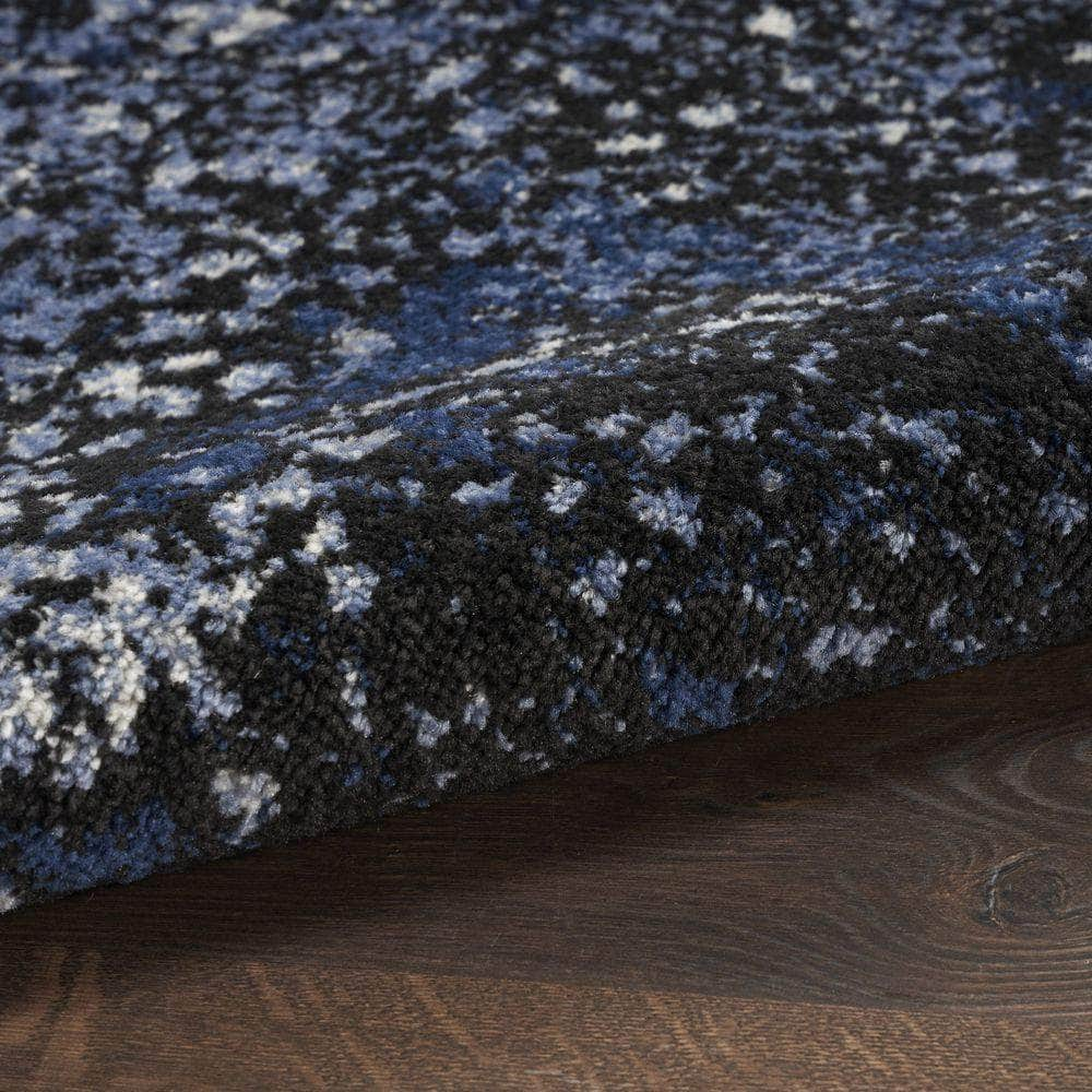 Passion PSN10 Light Blue Black Rugs #color_light blue black