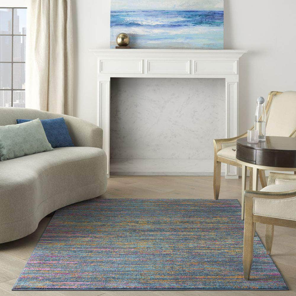 Passion PSN35 Blue/Multicolor Rugs #color_blue/multicolor