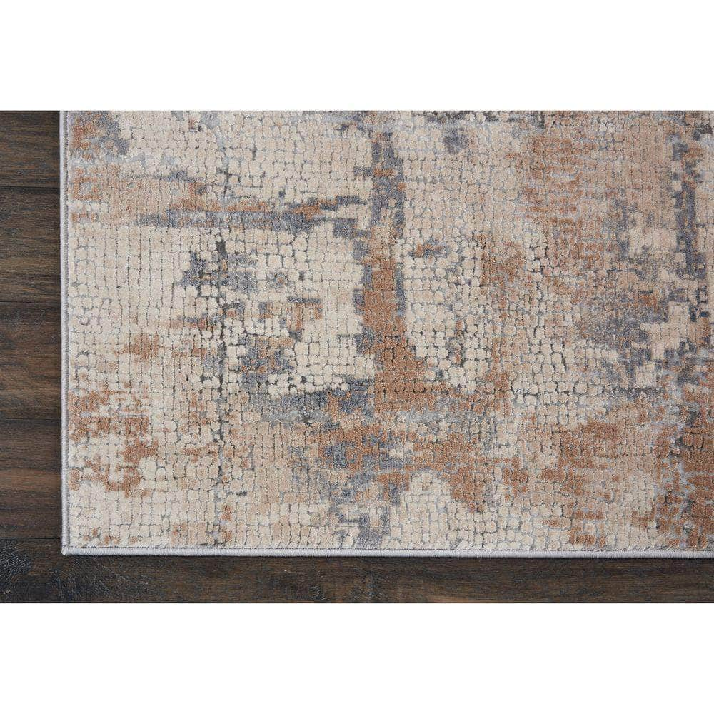 Rustic Textures RUS06 Beige/Grey Rugs #color_beige/grey