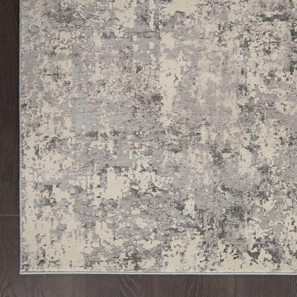 Rustic Textures RUS07 Grey/Beige Rugs #color_grey/beige