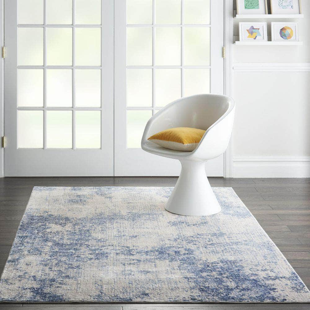 Sleek Textures SLE01 Ivory/Grey Rugs #color_ivory/grey