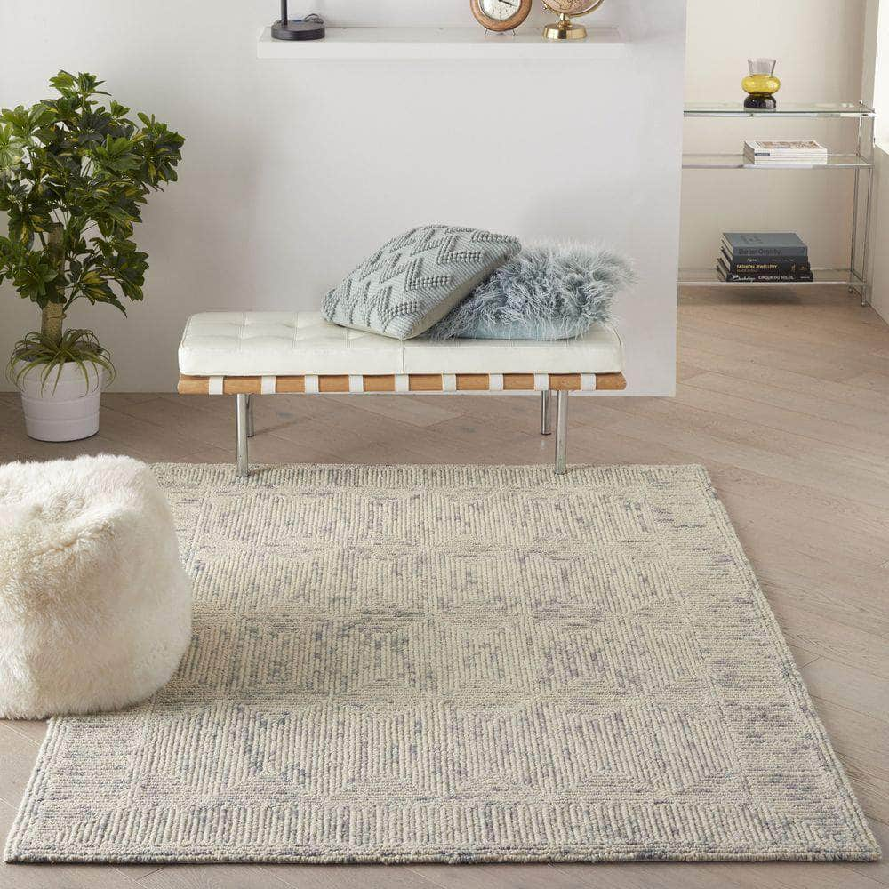 Vail VAI04 Ivory/Grey/Teal Rugs #color_ivory/grey/teal