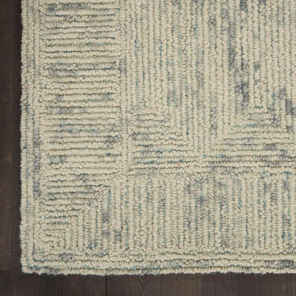 Vail VAI04 Ivory/Grey/Teal Rugs #color_ivory/grey/teal